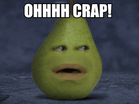 Shocked Uh Oh GIF