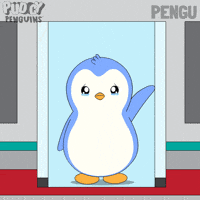 Bye Bye Goodbye GIF by Pudgy Penguins