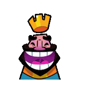 Clash Royale King Sticker