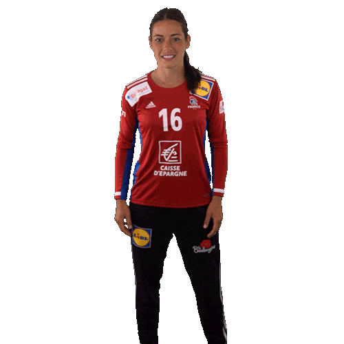 Ffhandball Celebrating Sticker by Fédération Française de Handball
