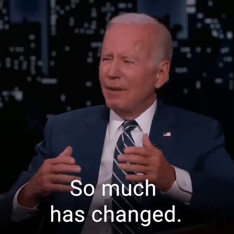 So much has changed.