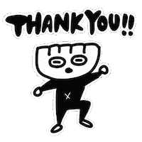 GYOZA_GEEK_Anagasaki happy thank you weird oops Sticker