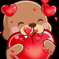 I Love You Hearts GIF by FROSTYS