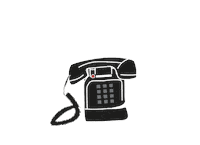 Telephone Sticker by Fairtrade Original