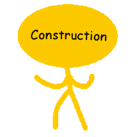 Man Construction Sticker