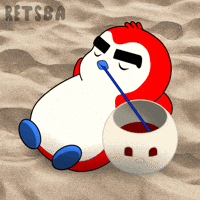 Hang Out Beach GIF by Retsba