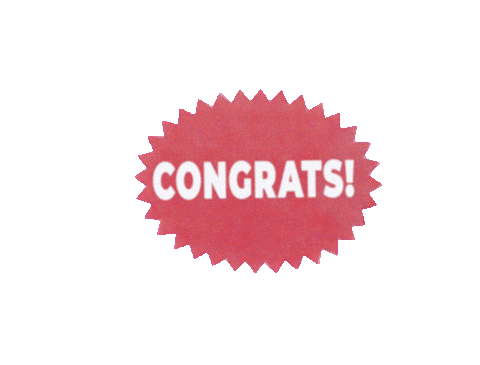 Congrats Sticker