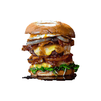 Hungry Burger King Sticker by Paul Cooks