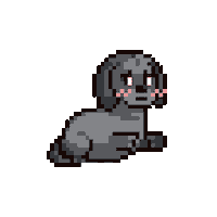 Please Embarrassed Sticker by Abstract HotDogs