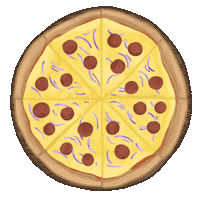 Pizza Sticker by gardenbistro
