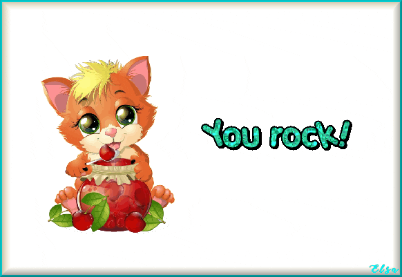 Animated Card You Rock GIF