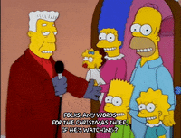 homer simpson smiling GIF