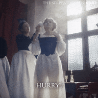 Nervous Get Ready GIF by The Serpent Queen