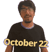 October Oct 22 Sticker