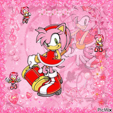 Sonic The Hedgehog Amy GIF