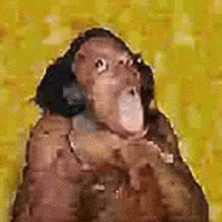 Scared Funny Face GIF