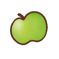 Apple Fruit Sticker by Ella's Kitchen