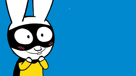 Happy Surprise GIF by Simon Super Rabbit