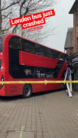Injuries Reported as London Bus Crashes Into Store