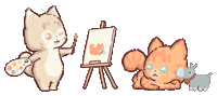 Cat Hello Sticker