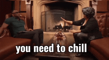 Chill Settle Down GIF by EsZ  Giphy World