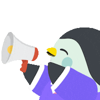 Happy Penguin Sticker by Finch Care