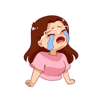 Chica Tristeza Sticker