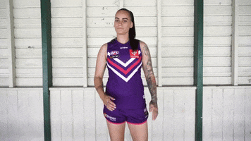 No Deal Gemma GIF by Fremantle Dockers