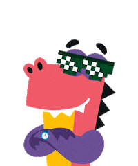 Dino Grisha Sticker by UCHI