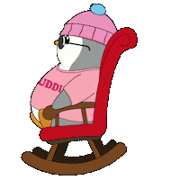 Happy Chill Out Sticker by Pudgy Penguins