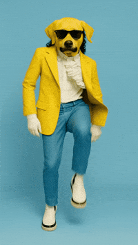 Dog Man Dancing GIF by Jukebox Saints