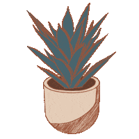 pot plant Sticker by Lost Lily