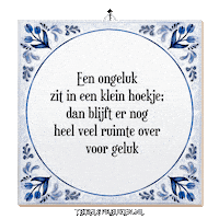 Hoop Troost Sticker by Tegelspreuken.nl