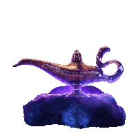 aladdin lamp Sticker by M.A.C