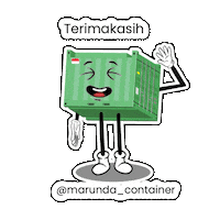 marundacontainer thanks thankyou marco container Sticker