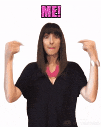 jennrobbins pick me jenn jenn robbins pointing at self GIF