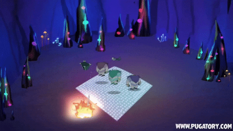 jump monster GIF by Pugatory