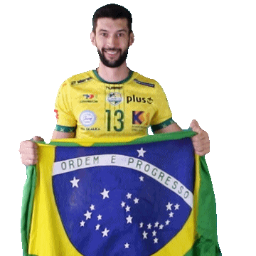 Flag Brazil Sticker by Aluron CMC Warta Zawiercie