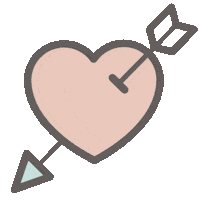 In Love Heart Sticker by Party Mamma / My Campus Online