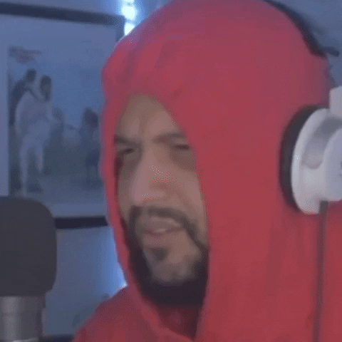 CurtissKingGifs reaction damn feedback music producer GIF