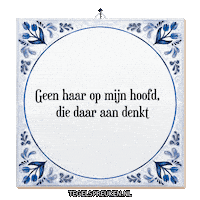 Haar Wijsheid Sticker by Tegelspreuken.nl