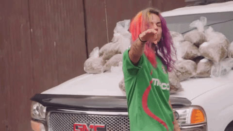 6ix9ine blicky with the stiffy GIF by dan 