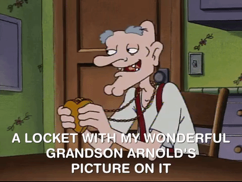 hey arnold nicksplat GIF