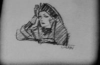 greta garbo sketch GIF by Maudit