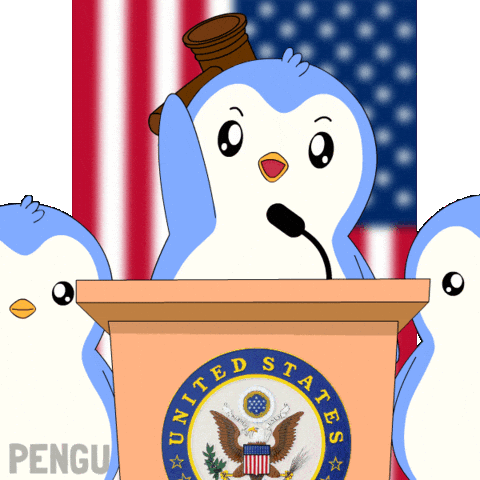 Angry Press Conference GIF by Pudgy Penguins