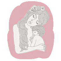 Woman Maternidad Sticker by Bona Eva