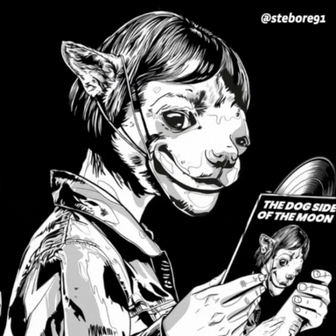 Musiclover Dogmeme GIF