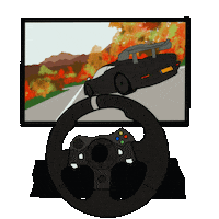 davso0n gaming car games race Sticker