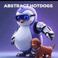 To The Moon Dog GIF by Mecha Pengu