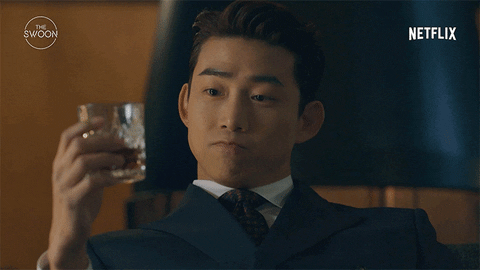Korean Drama Drinking GIF by Netflix K-Content